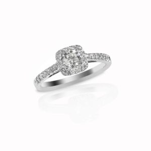 Beautiful Diamond Wedding band engagement ring