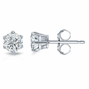 stud lab diamond earrings 18k
